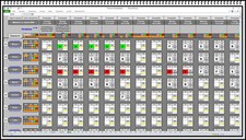Digitaler Monatsplan
