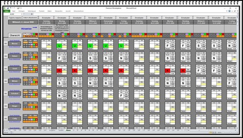 Digitaler monatsplan - digitaler,
