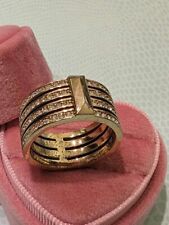 JETTE JOOP Damen Geschenk weißer Zirkonia Ring aus Edelstahl (Größe 61)