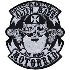 Aufnäher: Motorradfahrer