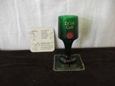 Vintage 60er Jahre Dom Cafe Benediktiner grüne Glaskelche - Bar