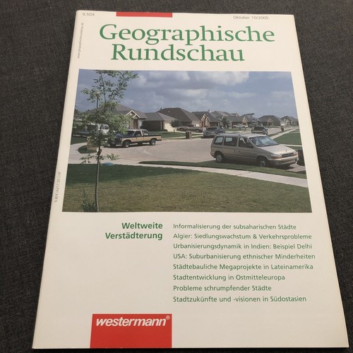 Geographische rundschau - geographische,