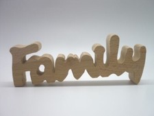 Holzdeko Schriftzug Familie