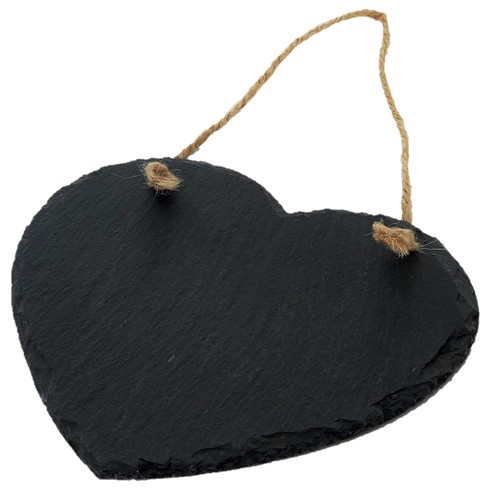 Schiefer herz hänger 20x17cm - hänger,