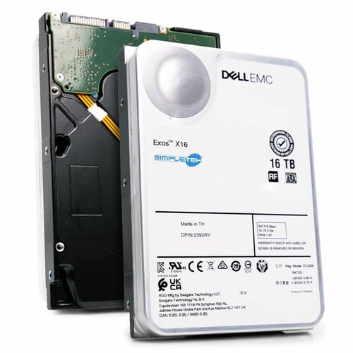 Seagate exos x16 16tb - seagate, 3,5"