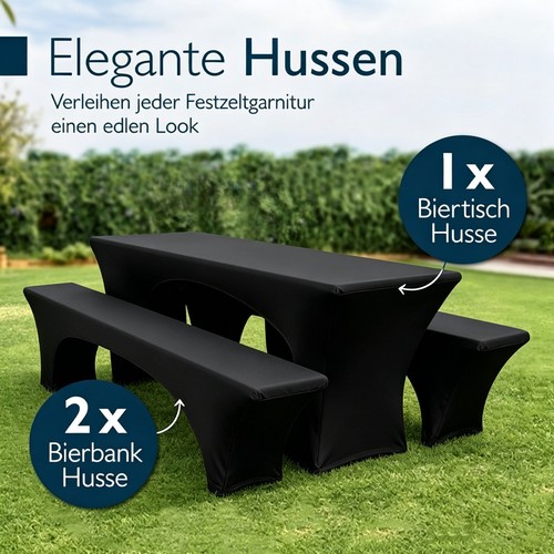 3tlg bierzeltgarnitur hussen - bierzeltgarnitur,