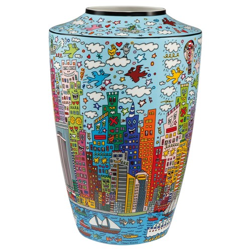 James rizzi porzellanvase new - james,