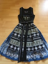 Schwarz-blaues Dirndl von Sportalm, Gr. 34, neu