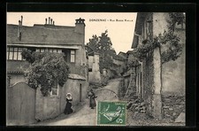 AK Donzenac, Rue Basse Vialle 1910 