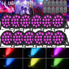 12X 140W LED Par Strahler 14LED Par Scheinwerfer Bühnenlicht RGBW DMX Partylicht