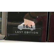 Original VW Schriftzug Set Last Edition T6.1 California schwarz/chrom Dekorfolie