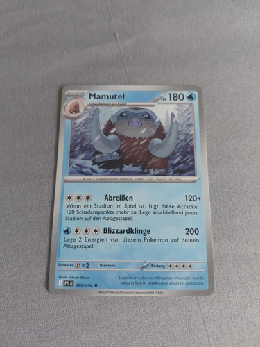 Pokémon karte mamutel - pokémon,