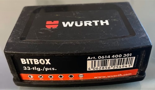 Würth bitset 33tlg bitsatz - würth,