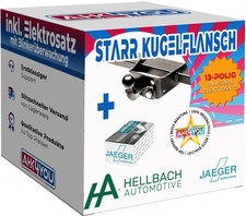 HELLBACH AHK für Mercedes Sprinter mit Trittstufe 95-00 starr + 13-pol ES ABE