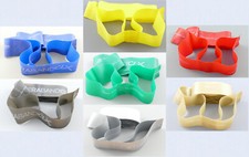 CLX latexfrei Thera-Band Theraband Übungsband Fitnessband für Allergiker 7 Farbe