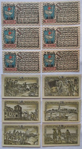 Banknoten notgeld stadt - 6,