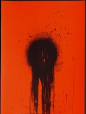 Otto Piene  " CIEL ROUGE "