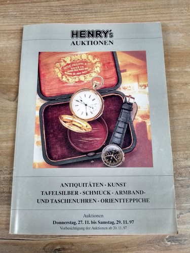 Auktion henry uhr - henry`s, katalog