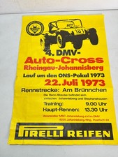 Original rennplakat auto cross - original, auto-cross