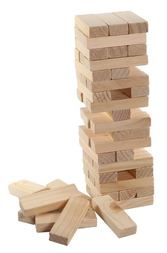 Holz stapelturm wackelturm - holz,