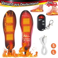 USB Wiederaufladbare Beheizbare Einlegesohlen Thermosohlen Fußwärmer Heizsohlen