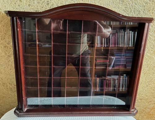 Sammlervitrine holz mit - holz,