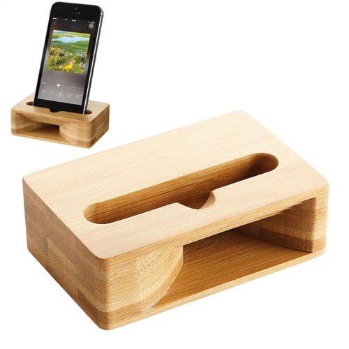 Holz handy ständer mit - holz,