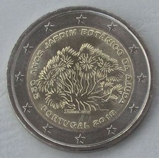 2 Euro Gedenkmünze Portugal 2018 Botanischer Garten unz