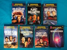 Sieben Romane aus dem Star Trek Universum der Nächsten Generation