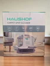 HAUSHOF Waschsauger Teppich Sofa Auto Polsterreiniger 400W StainZapper Weiß Grau