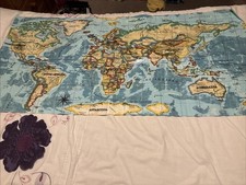 Weltkarte bunte große