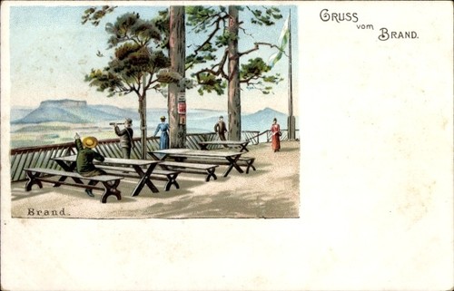 Litho hohnstein sächsische - hohnstein,