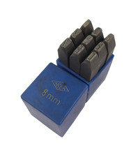 8mm Schlag Zahlen 0-9