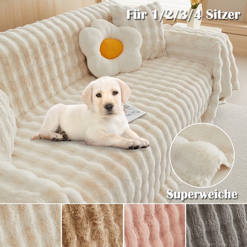 Plüsch sofa überwurf - plüsch,