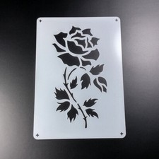 Schablone rose blüte blume - a3,
