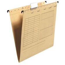 25 Hängemappen / braun / DIN