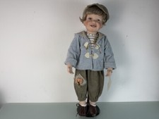 Künstlerpuppe Porzellan Sammler Puppe 63 cm. Top Zustand 