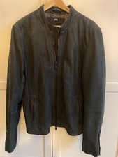 Superdry Lederjacke schwarz L