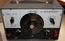 HF-Prüfgenerator Model TE-20 für MW LW KW amplitudenmoduliert