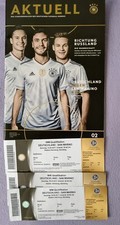 Programmheft  Länderspiel    Deutschland - San Marino  2017 + 3 Eintrittskarten 