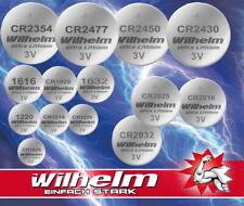 Wilhelm CR2032 CR2025 CR2016 CR2450 CR2430 CR2477 CR2354 CR1620 CR1220 CR1632