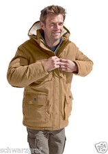 EDDIE BAUER - Herrenjacke - Jacke  - Cognac - Parka -Wachsparka - Gr. XL-  Neu
