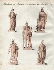 Hercules Flora Vertumnus Griechische Greek Römische Roman Götter gods Bertuch