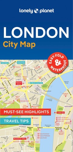 Lonely planet london city map - lonely,