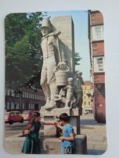 AK Postkarte ungelaufen Hamburg Hummel Brunnen Wasserträger