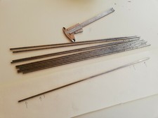 EXTRA BILLIG: 10STÜCK d=5mm l=483mm 1.4301 Edelstahl V2A Rundmaterial Rundstab