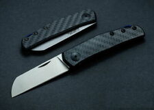 ZT0230 Zero Tolerance Slipjoint CPM-20CV Sheepsfoot Blade Carbon Fiber Handles 