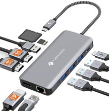 NOVOO USB C Dockingstation 4K