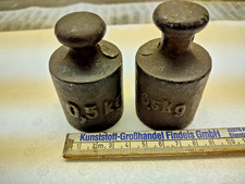 alte Eisengewichte 0,5 Kg