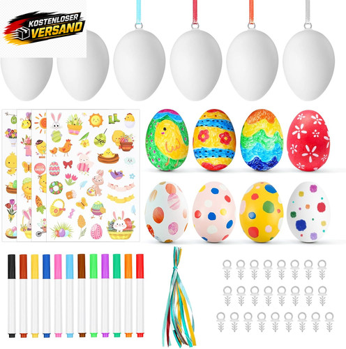 Plastik ostereier zum bemalen - ostereier,